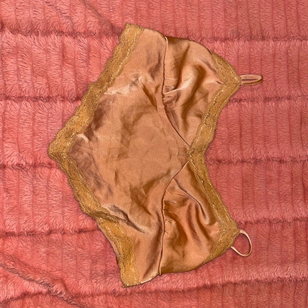 Forever 21 Gold Crop Top